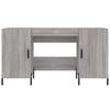 Desk Grey Sonoma 140x50x75 cm Particleboard