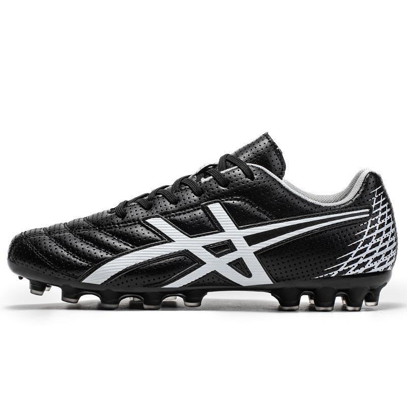 Neue Fußballschuhe Herren- und Damenschuhe Kunstrasen lange Stollen gebrochene Stollen grün Trainingsfußballschuhe