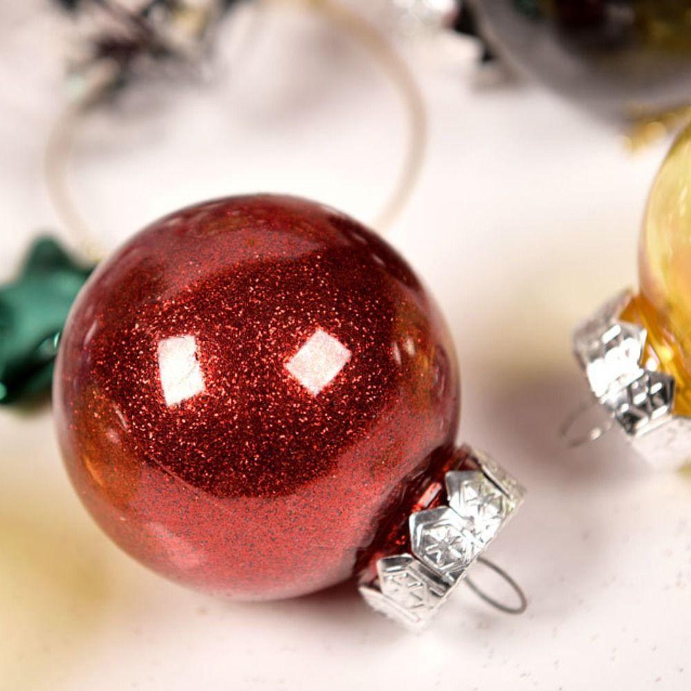 24pcs 6CM Christmas Ball Set Delicate Hanging Ornament Christmas Tree Decoration Pendant  New Year