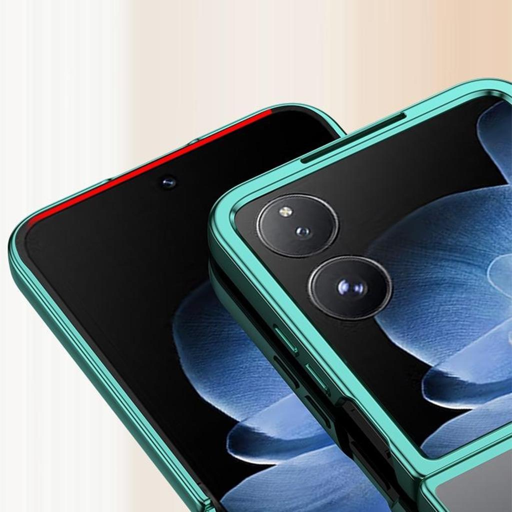 Für Xiaomi Mix Flip 5G Hülle Galvanisiert Transparentes PC Handyhülle