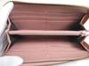 Authentic GUCCI Interlocking G Gold H/W Dusty Pink Leather Round Zip Wallet #a131  Refurbished