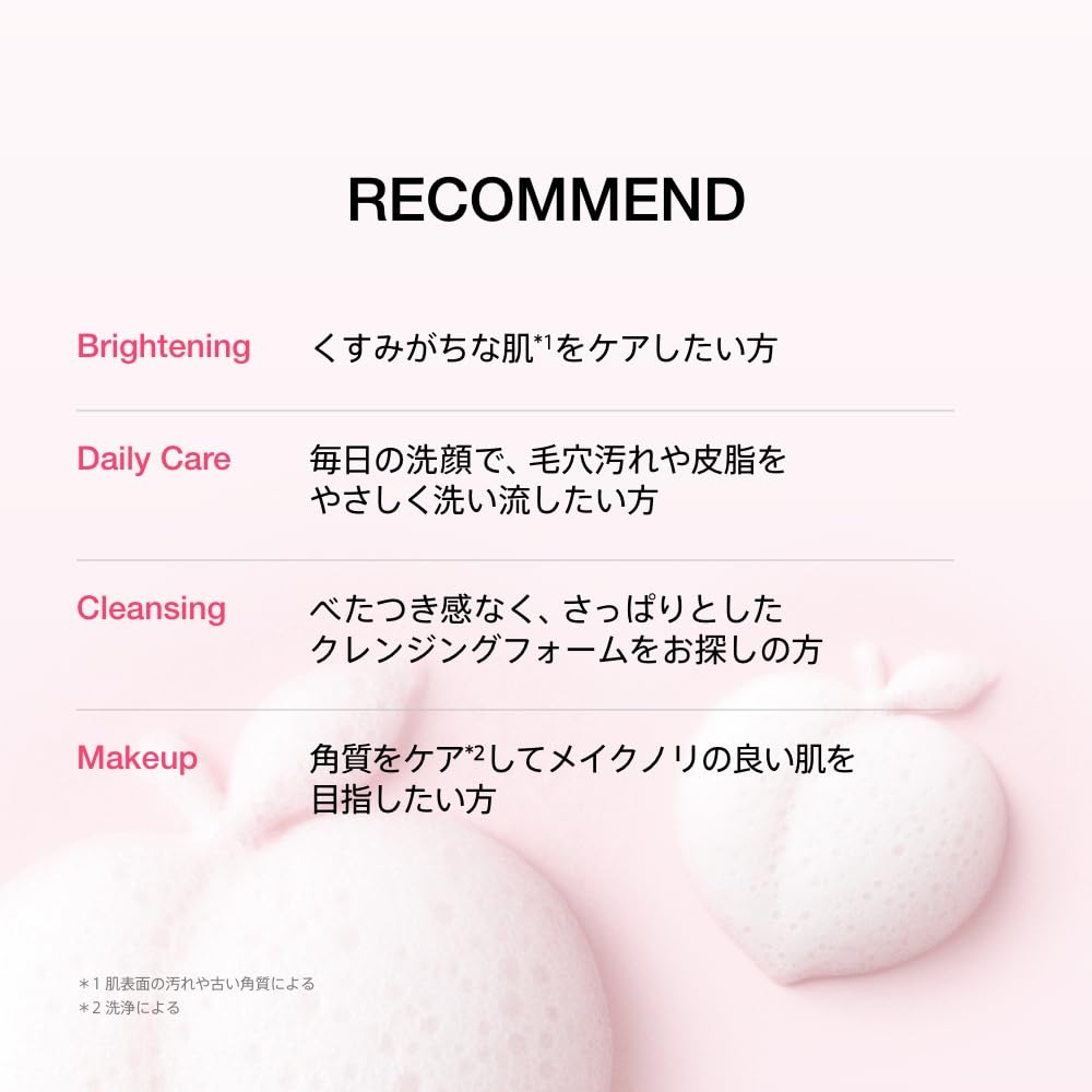ANUA Peach Niacin Spread Cleansing Reduces and Improves Moisture for and Combination Peach Niacin Cleansing Facial Skincare Foam, 150ml, Exfoliates,