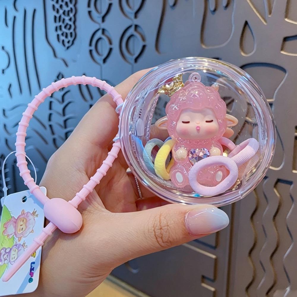 Smooth Burr-Free Surface Mini Lamb Figurine Stable Color Animal Key Ring Car Keys