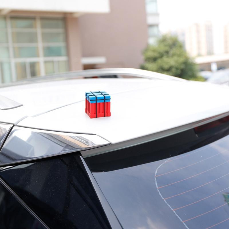 Hits Self Adhesive Funny Car Stickers 3D Airdrop Supply Box/ Grenade Decal Spoof Emblem Styling Motorcycle Label