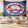St. Louis Cardinals Wall Tapestry, Soft Fabric Wall Hanging, Decorative Backdrop For Bedroom Home Wall Art