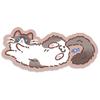 XXL Large Cute Furry Mouse Pad Kawaii Kitty Cats Mouse Mat 70x30cm Gamer Desk Carpet Anime Mousepad Gaming Accessories Play Mats