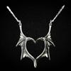 Punk Bat Wings Love Couple Pendant Necklace Devil Splice Necklace Adjustable Party Decoration Fashion Adult Jewelry