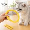 Shedding Solution Cat Self Groomer for Cardboard Boxes, DIY Grooming Brush Friendly Toy Ring, Hands-Free Massage Comb House Door Hole Hair Cleaner