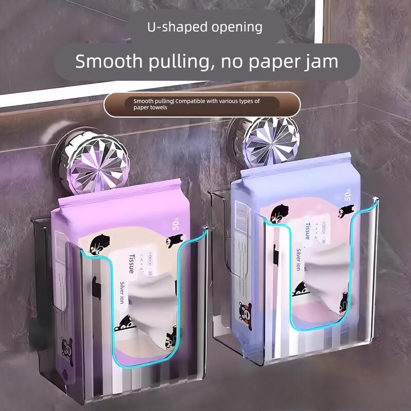 Light Luxury Wall-Mounted Facial Tissue Dispenser