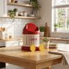 Round Garbage Bin with Lid Storage Bucket Creative Waste Bin  Bedroom