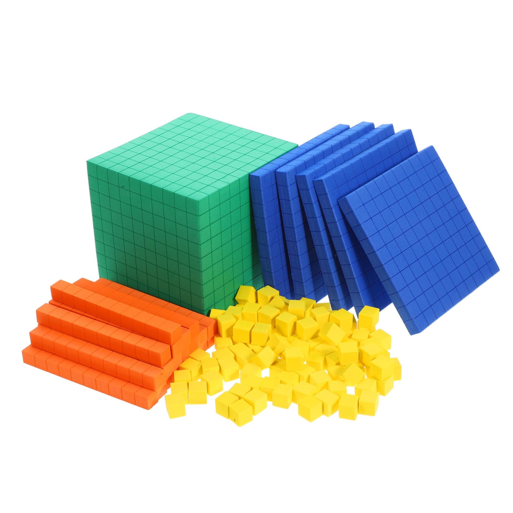 

Abaodam 1 Set Educational Math Model, Educational Blocks, Decimal System Model, for Primary Education