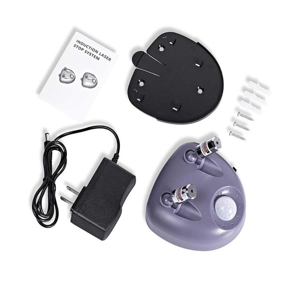 Dual Head Laser Garage Parking Aid with Direct Plug Battery Model