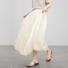 Shangdu Bila Elegant Drape A-Line Midi Skirt