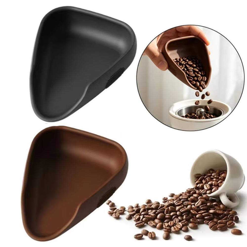 Non-Slip Base Silicone Dosing Cup Reusable Barista Weighing Plate For Espresso Machine