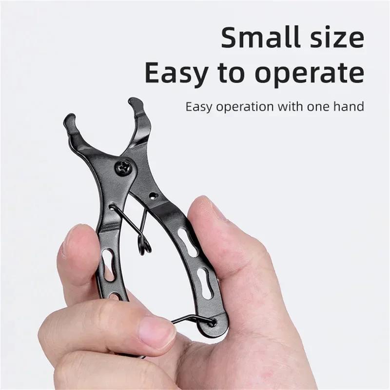1Pc Portable Bicycle Chain Link Pliers Repair Tool Quick Release Magic Buckle Chain Squeeze Plier MTB Bicycle Upkeep Accessories