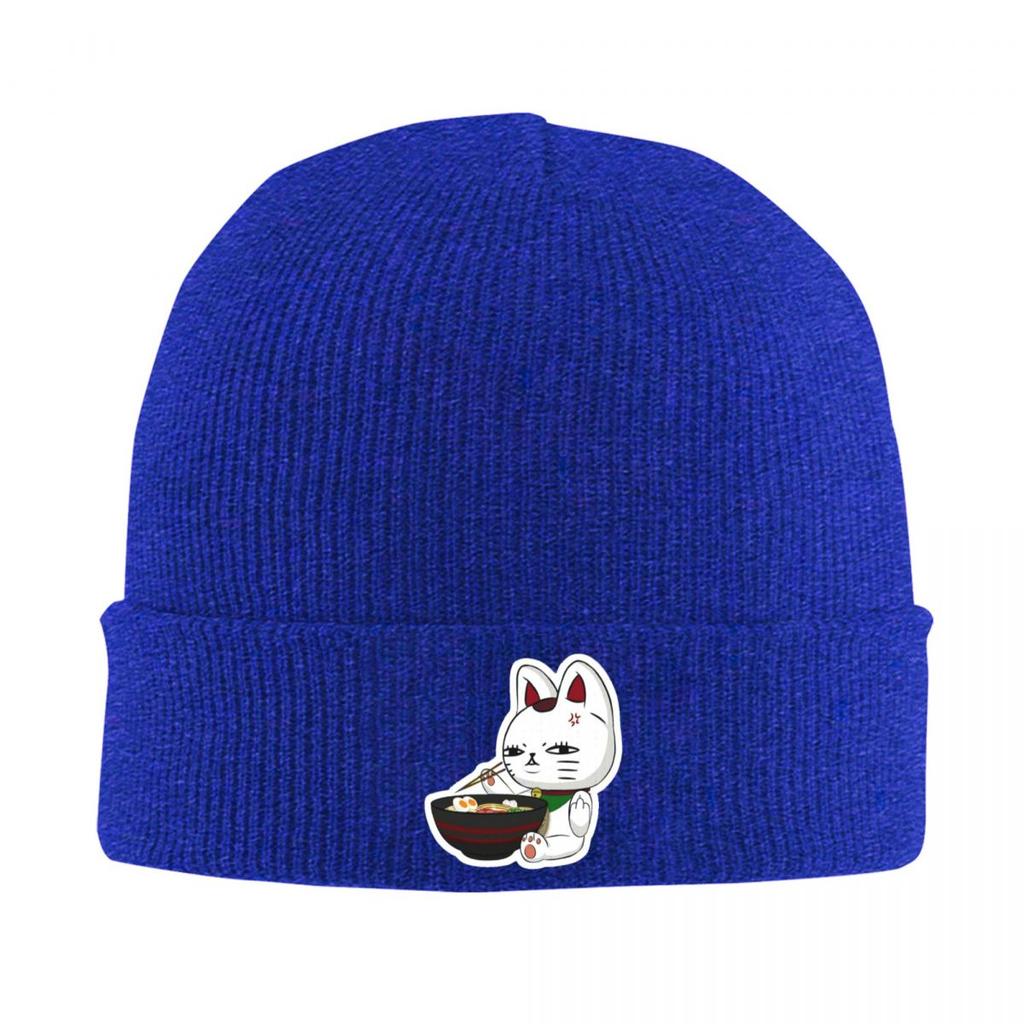 Dandadan Turbo Granny Cat Warm Knitted Cap Hip Hop Bonnet Hat Autumn Winter Outdoor Beanies Hats for Unisex Adult