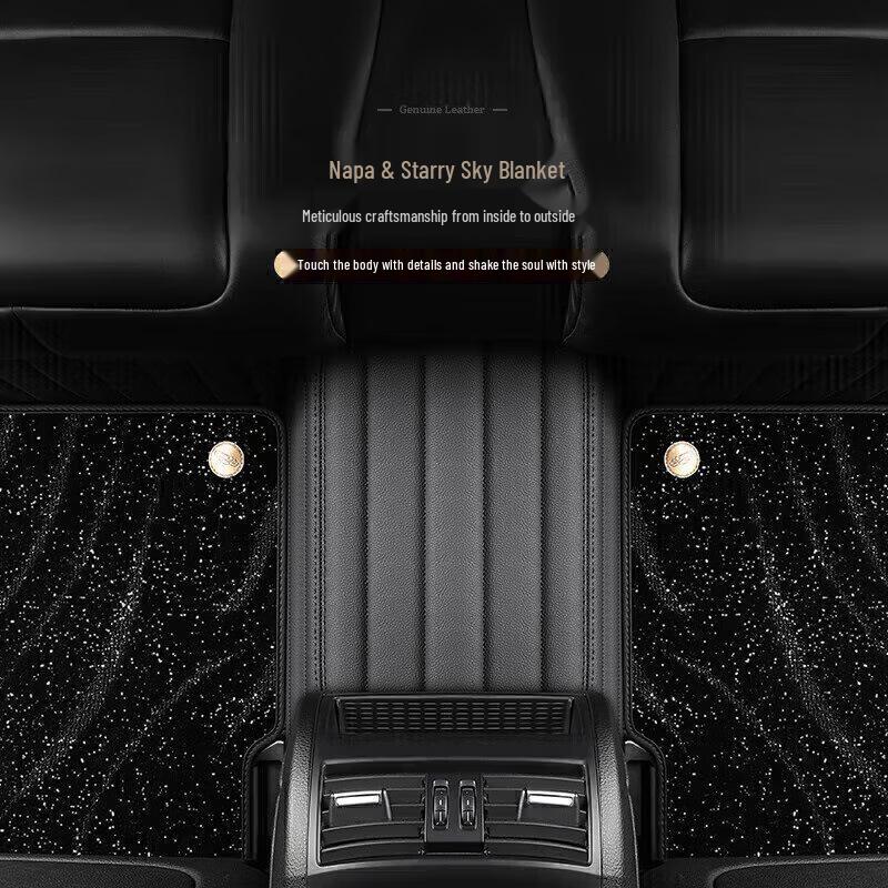 Full Coverage Black Floor Mats for GAC Trumpchi GS4/GS4 PLUS (2016-2021 Models)