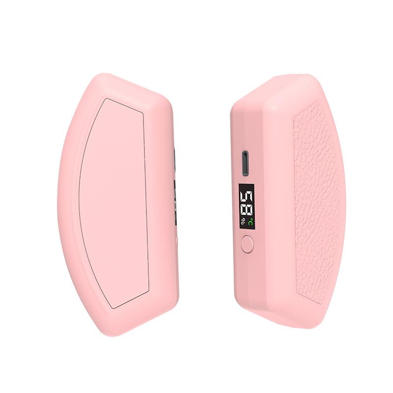 

Магнитные грелки для рук 10000 мАч 2 в 1, перезаряжаемые, портативные, мини-грелки для рук, долговечные, безопасные, с подогревом, карманная грелка, зима розовый