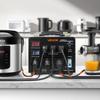 Transformador Convertidor de Voltaje Automático, 5000VA, Transformador de Potencia Elevador/Reductor de Servicio Pesado, 110V a 220V y 220V a 110V, con 3 Tomas de EE. UU., 3 Tomas de UE,