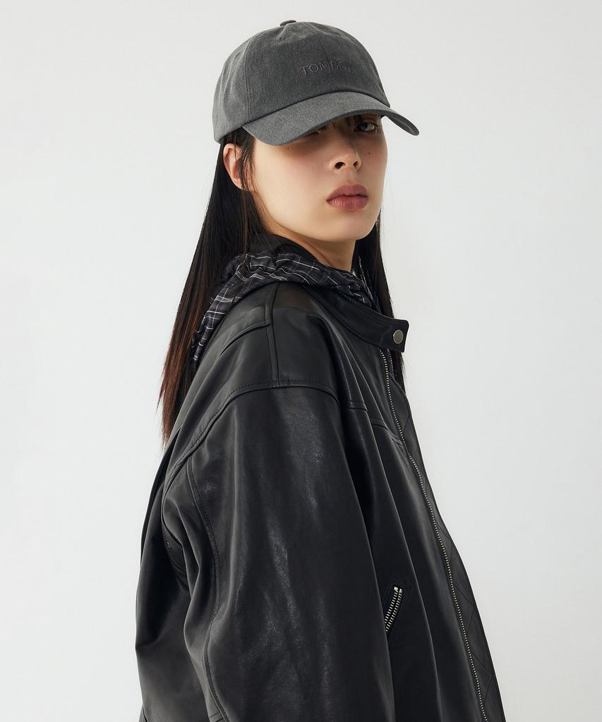 STUDIO TOMBOY Tomboy Pigment Ball Cap_Charcoal 9176274981