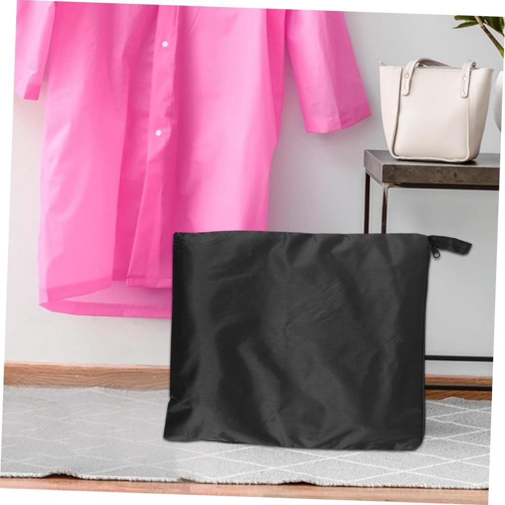 FUNOMOCYA Raincoat Bag Fabric Raincoat Storage Bag Organizer Waterproof Camping Storage Travel Folding Organizer Bar