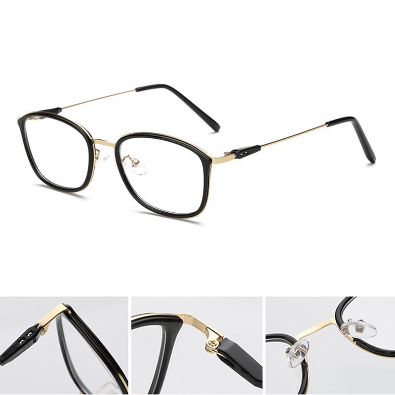 Glasses Spectacle Frame Women Men Square Clear Lens Optical Sunglasses Aviation