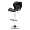 Adjustable Swivel Bar Stool with Backrest - Modern High Stool for Home or Salon