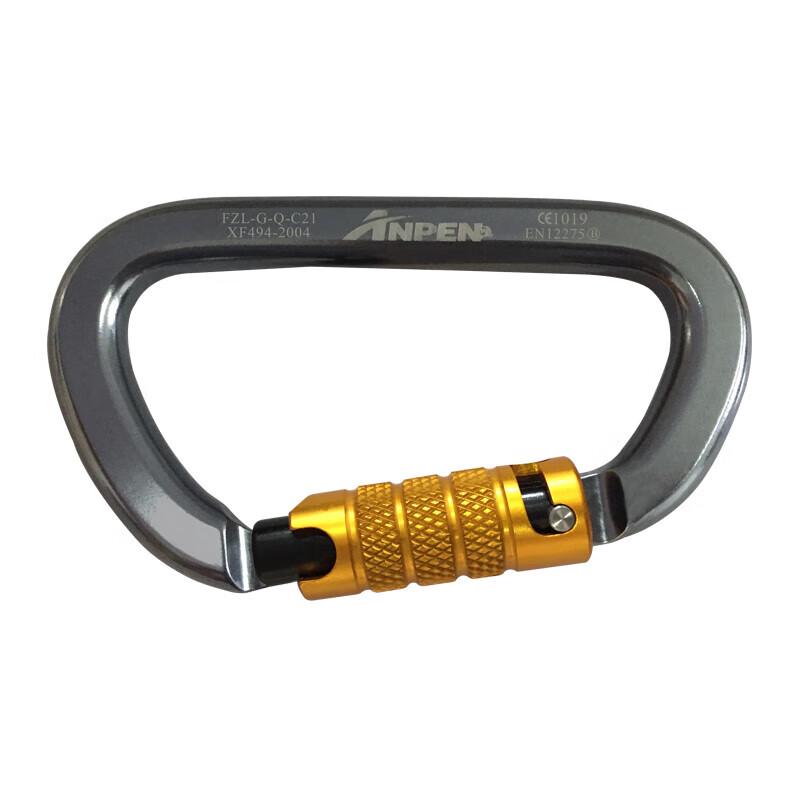 ANPEN D-Type Auto-Locking Climbing Carabiner