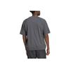 Adidas Solid Color Crew Neck Straight Cut Short Sleeve T-shirt Men Tops Dark-Grey HD4790