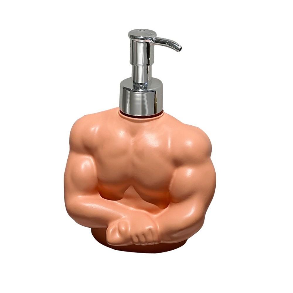 Pump Jar Bathroom Liquid Container Leak-Proof Hand Soap Bottle Muscle Liquid Soap Dispenser  Shower