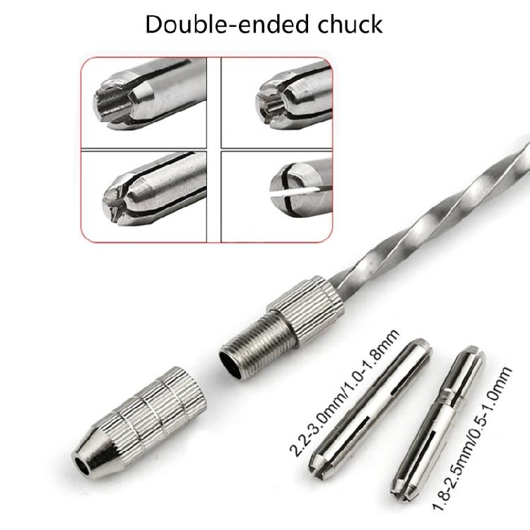 Semi Automatic Spirals Hand Drill Rotary Tool Portable Manual Hand Drill for Jewelry Pendant Making Clay DIY Crafts Model