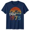 Vintage 1975 50th Birthday Gift Mens Womens Retro T-Shirt Milestone Tee