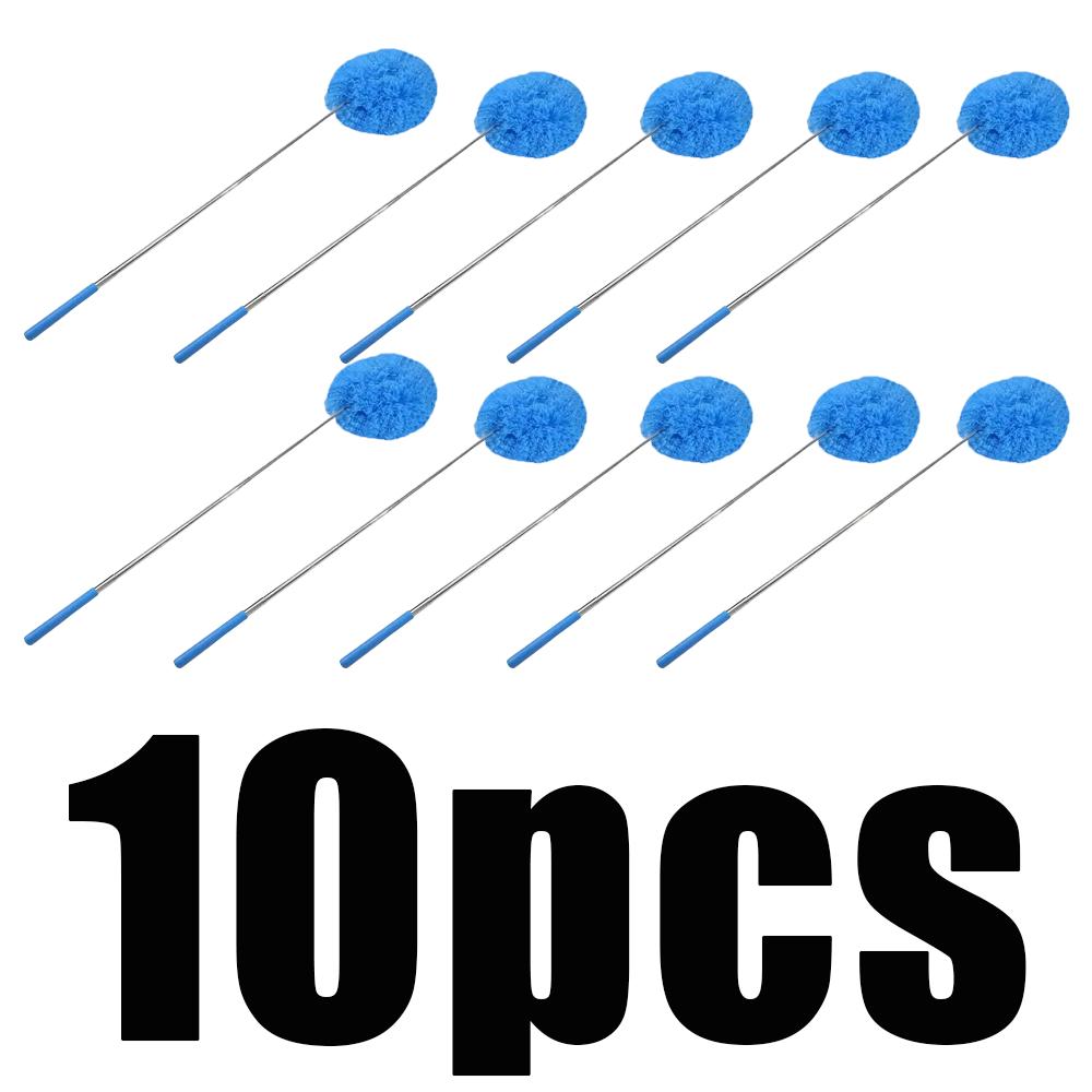 1/3/5/10pcs Microfiber Ceiling Fan Duster Multifunctional Long Handle Effortless Household Electric Appliances Cleaning Tools