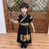 2024 Summer Hanfu Long Robe: Unisex Fairy Style Costume - Retro Swordsman & Tang Suit Performance Attire