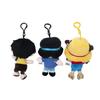 One Piece Luffy & Chopper Keychain Plush Doll - Anime Cartoon Accessory