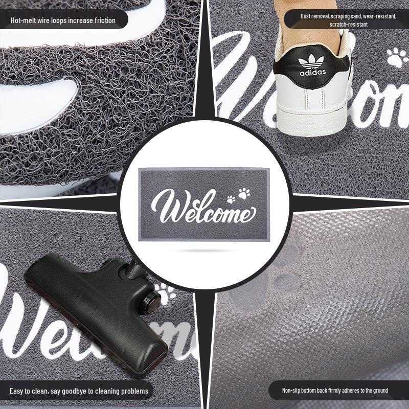 Thickened Non-Slip Entryway Mat: Durable, Easy-Care Dirt-Scraping Floor Carpet