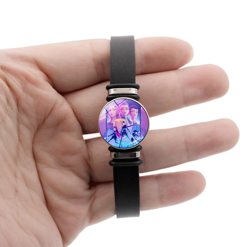 Demon Hunters Leather Bracelets Jewelry Versatile for Men and Women