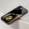Golden Dragon Tempered Glass Phone Case Suitable for Samsung Galaxy S26 S25 S24 S23 S22 S20 FE/Ultra/Plus Anti Drop Back Cover