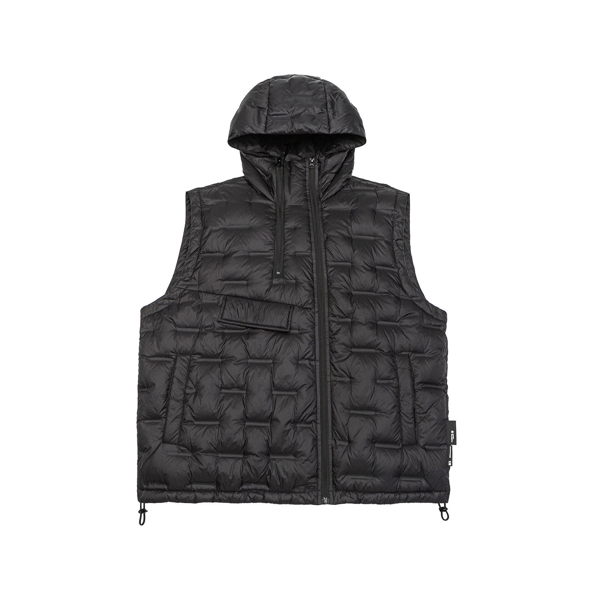 

Men s Winter 90% White Duck Down Hooded Vest - European & American Style, Plus Size, Loose Fit, Embossed Shoulder Cape. 7XL чорний
