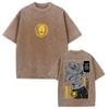 Escanor I Sette Peccati Capitali T-shirt Grafica Manga Vintage Lavato Oversize T-shirt Uomo Donna Abbigliamento