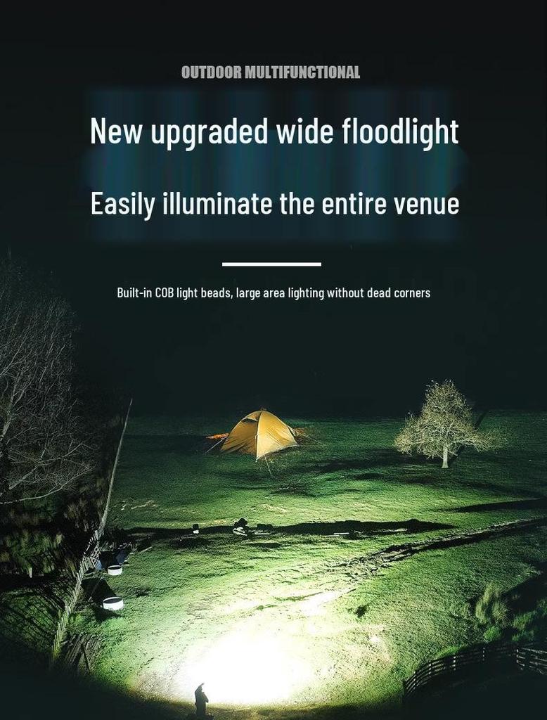 Waterproof Solar Camping Lantern - Bright, Long Battery, Multi-functional Emergency Light