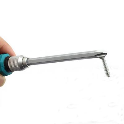 Heiß! 9-teiliges Präzisionsschraubendreher-Set für 1/4 Zoll/6,35 mm Kreuzschlitz-/Schlitzbits mit schwacher Magnetisierung