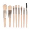 8-teiliges Make-up Kosmetik Pinsel Set Rougepinsel / Foundationpinsel / Lidschattenpinsel / Halo Dye