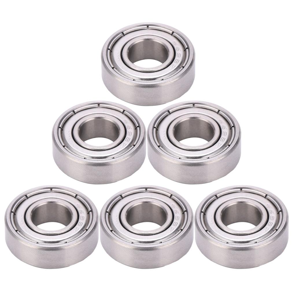 10Pcs Miniature Bearing Stainless Steel Rolling Tools for Deceleration Device S698ZZ 19x8x6mm