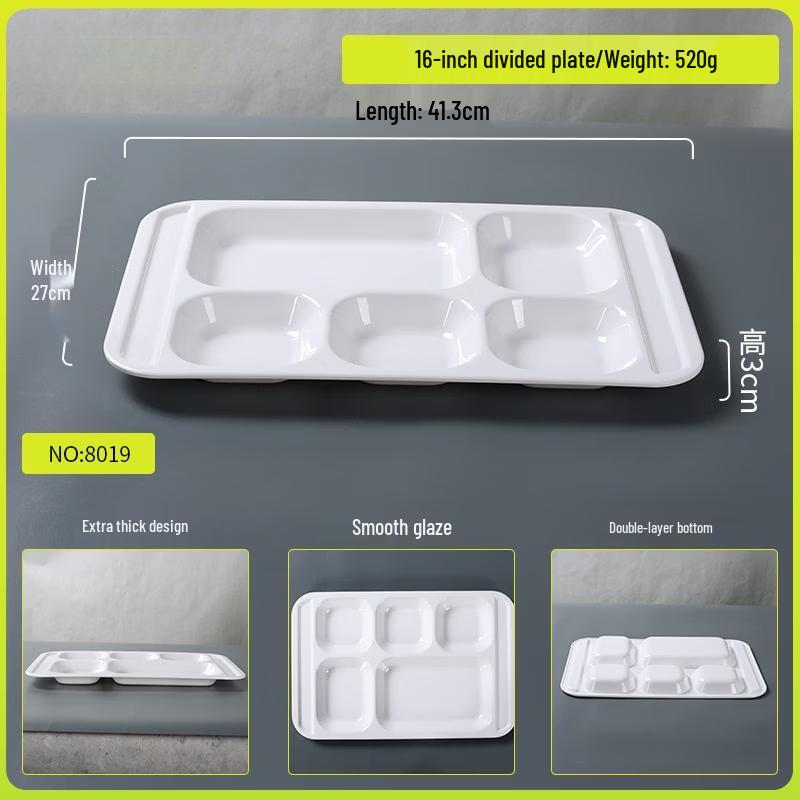 

European Style Melamine Divided Fast Food Plate