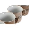 Mug - ITEM - Set of 4 - Stoneware - Cylindrical - 28.5 Cl - Brown