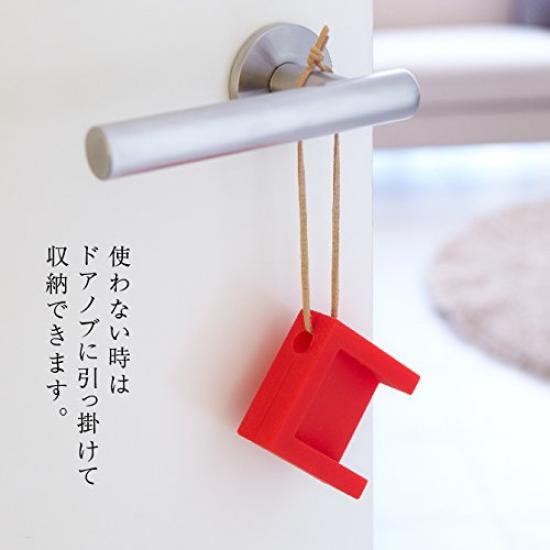 Yamazaki Jitsugyo Door Stopper Cube Gray 7110