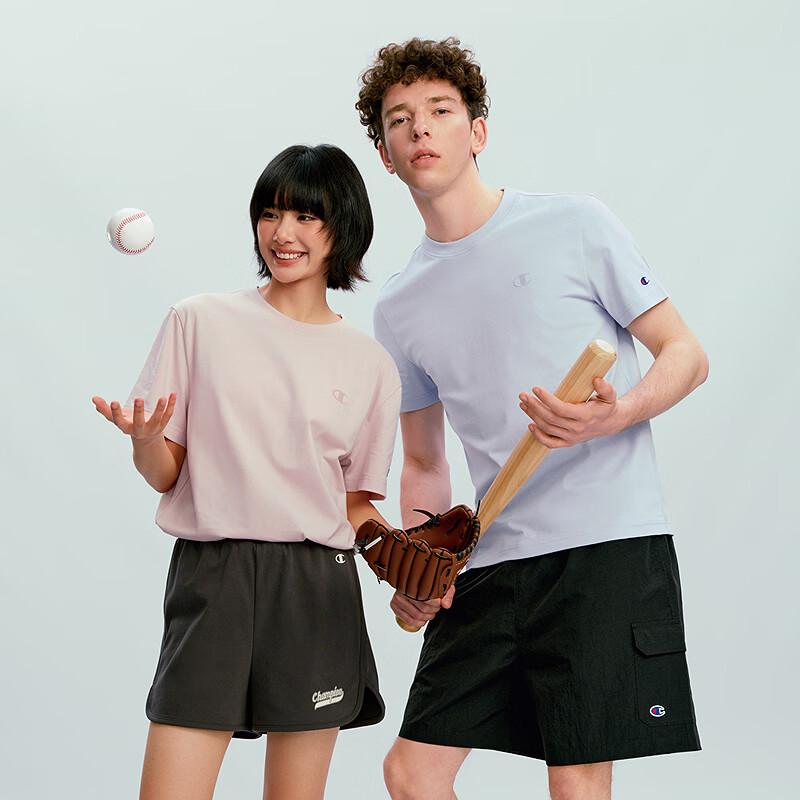 

Champion Unisex Macaron Color Loose Fit Cotton T-Shirt S