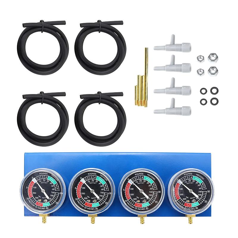 for 2/4 Cylinder Motorcycle Carburetor Carb Synchronizer Kit Ignition Tester Balancer Test Gauges Set Motorbike Diagnostic Tools