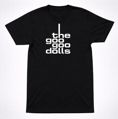 Goo Goo Dolls Logo Tričko Alternativní Rocková Kapela Minimální Černé Grafické Tričko
